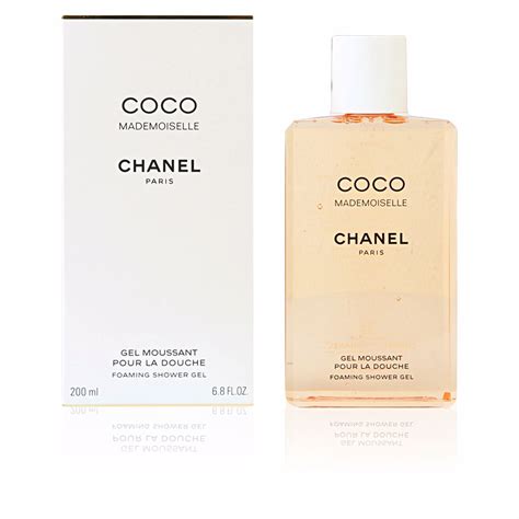 coco chanel mademoiselle gel|Chanel shower gel boots.